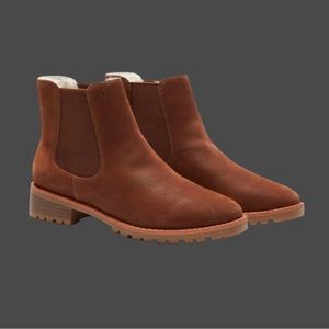NIB Loft sherpa Chelsea bootie sz 9 spiced taupe style # 553598